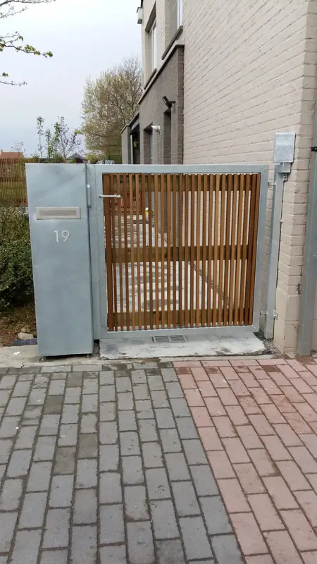 Stalen poort op maat