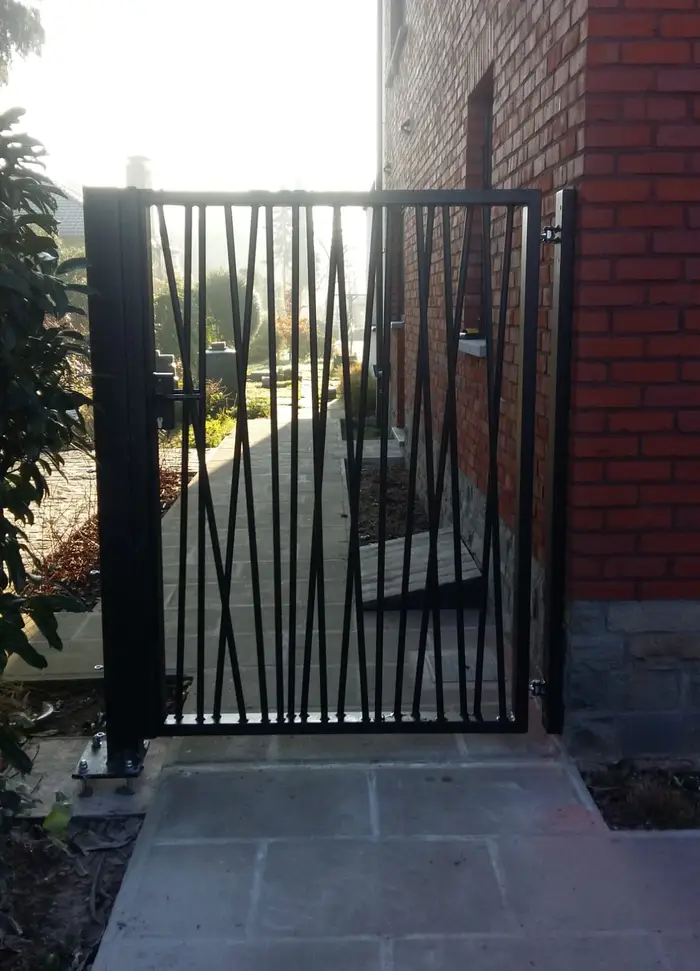 Stalen poort op maat